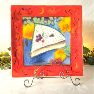 Provence Fromage by Certified International - Square Cheese Plate